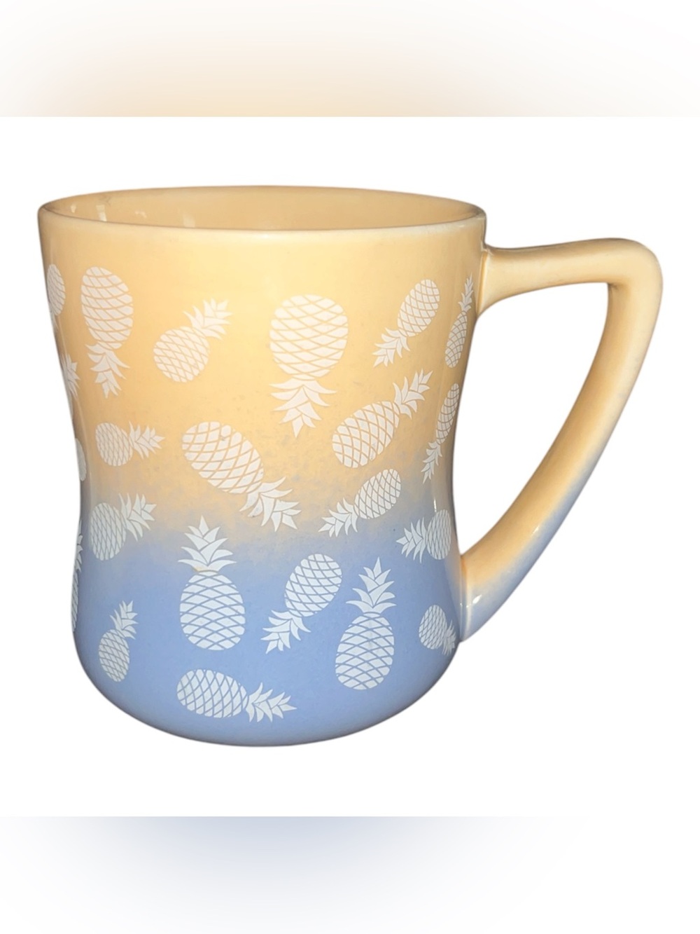 Pineapple Gradient Ceramic Coffee Mug